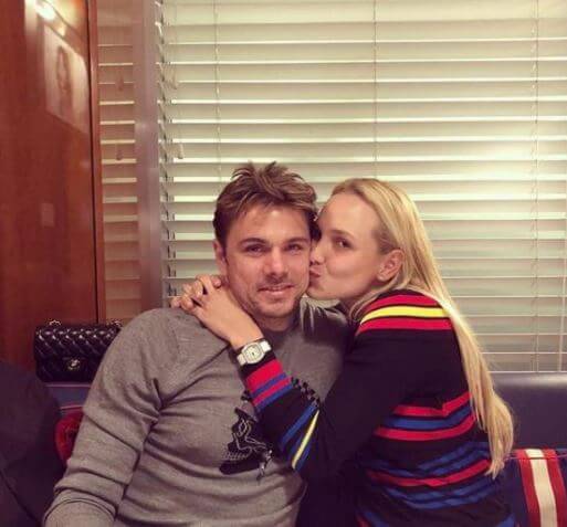 Ilham Vuilloud’s ex-husband, Stan Wawrinka, with his girlfriend, Donna Vekic.
